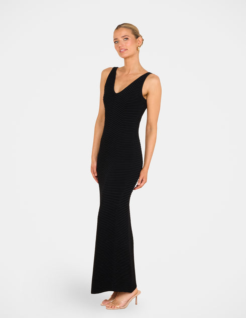 Qia Sleeveless Knit Midi Dress